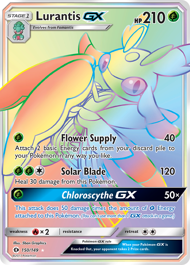 Lurantis GX (150/149) [Sun & Moon: Base Set]