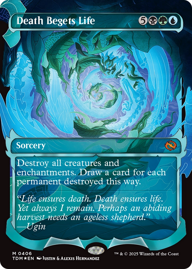 Death Begets Life (Showcase) [Tarkir: Dragonstorm] (Japanese)