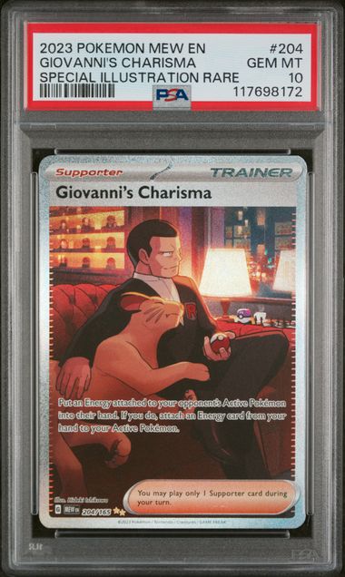 2023 POKEMON 151 EN GIOVANNI'S CHARISMA SIR