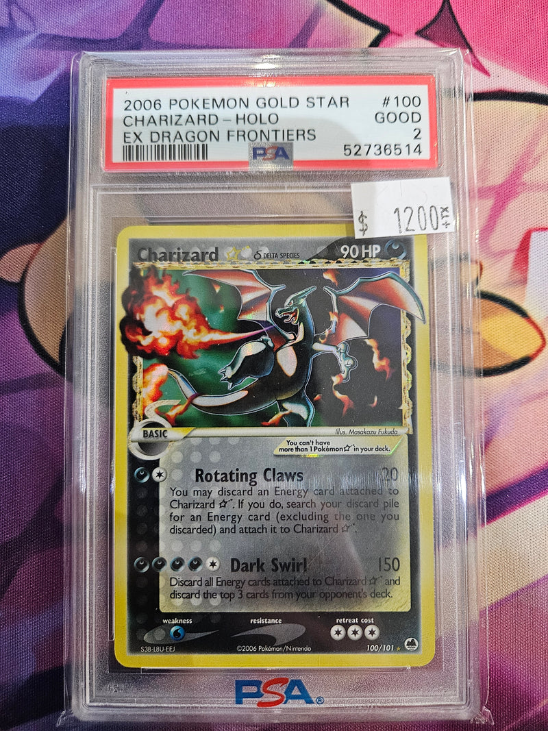 2006 POKEMON GOLD STAR CHARIZARD-HOLO