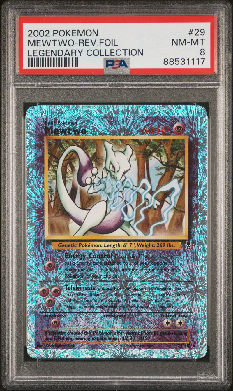 2002 POKEMON MEWTWO - REV.FOIL LEGENDARY COLLECTION