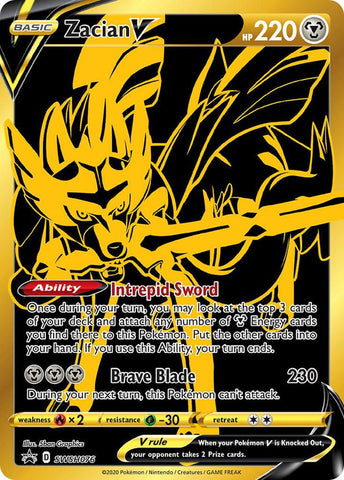 *SEALED* Zacian V - SWSH076 - SWSH: Sword & Shield Promo Cardsc