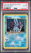 2001 P.M. NEO REVELATION SUICUNE-HOLO 1ST EDITION