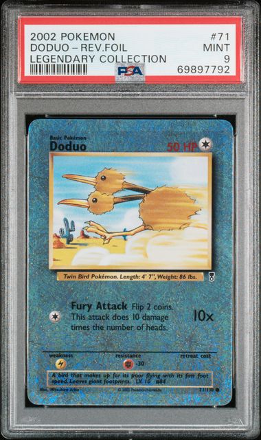 2002 POKEMON LEGENDARY COLLECTION