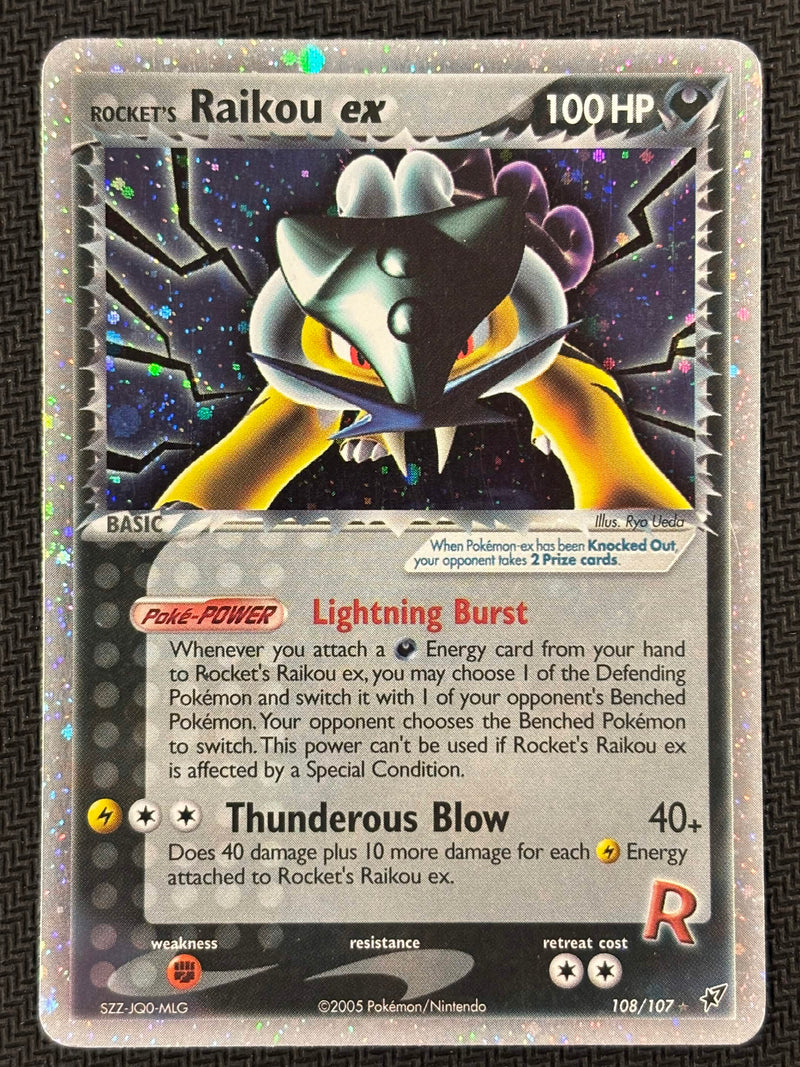 Rocket's Raikou ex (108/107) [EX: Deoxys] SCAN