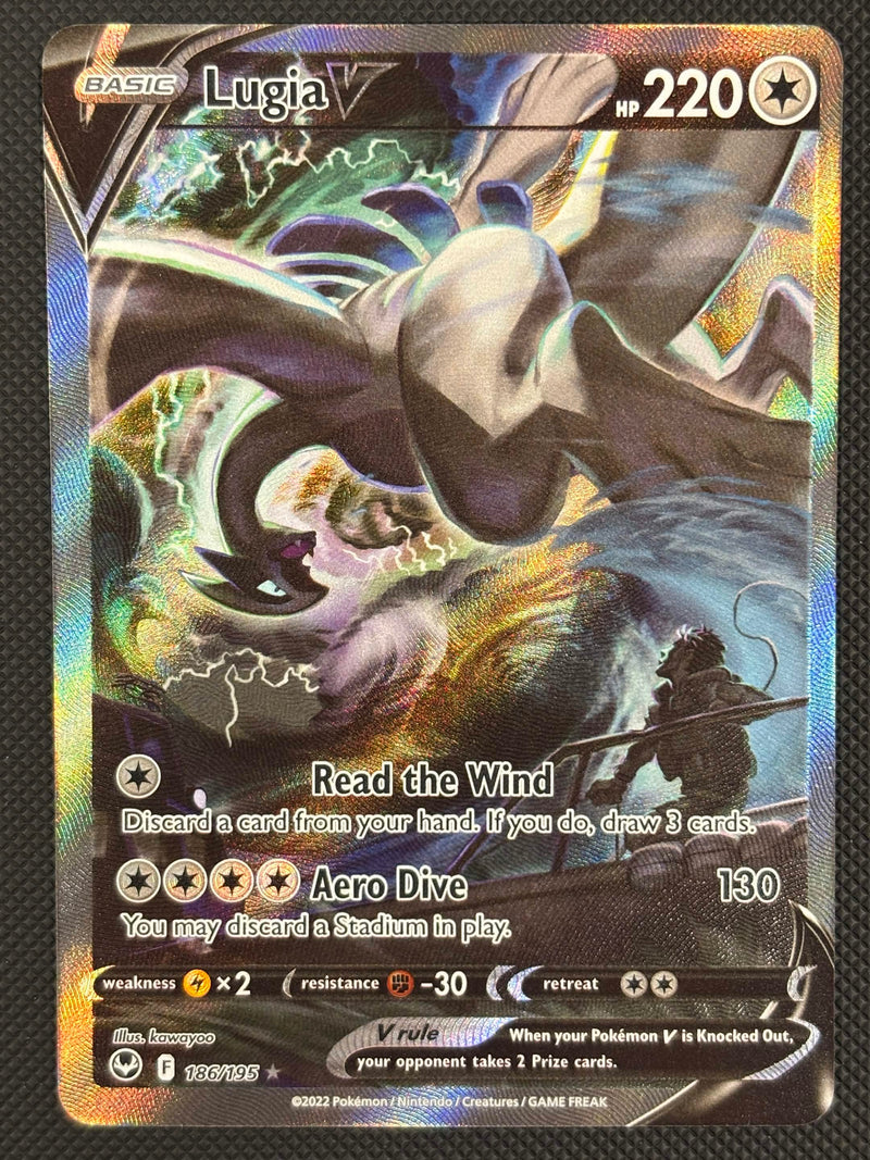 Lugia V (186/195) [Sword & Shield: Silver Tempest] SCAN