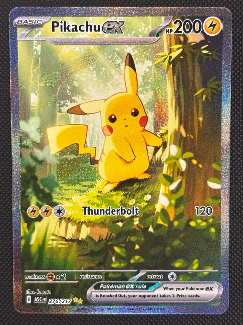 Pikachu ex (276/217) [Mega Evolution: Ascended Heroes] SCAN