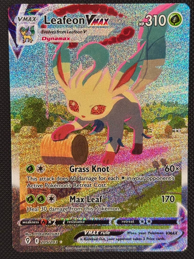 Leafeon VMAX (205/203) [Sword & Shield: Evolving Skies] SCAN
