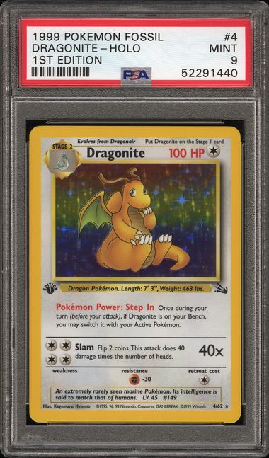 1999 POKEMON FOSSIL