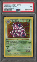 1999 POKEMON GAME NIDOKING - HOLO 1ST EDITION