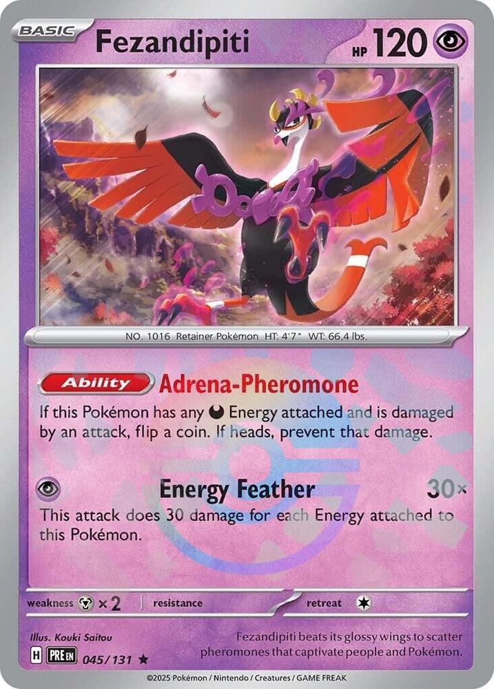 Fezandipiti (045/131) (Poke Ball Pattern) [Scarlet & Violet: Prismatic Evolutions]