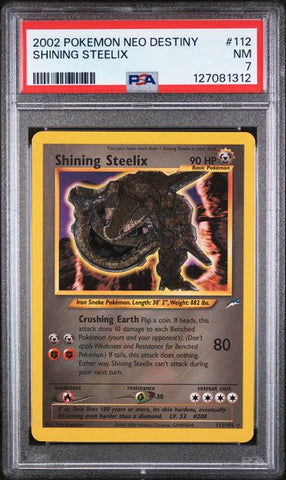 2002 POKEMON NEO DESTINY #112 SHINING STEELIX PSA 7 - 312