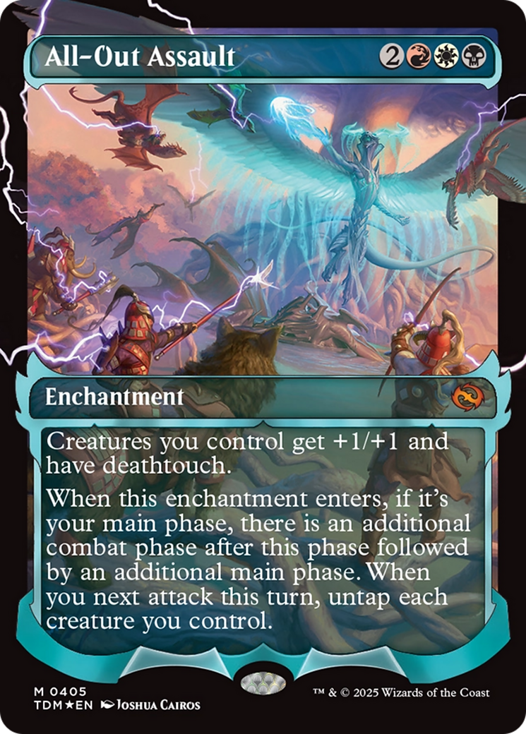 All-Out Assault (Showcase) [Tarkir: Dragonstorm] (Japanese)
