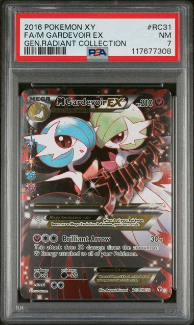 2016 POKEMON XY FULL ART M GARDEVOIR EX GENERATIONS RADIANT COLLECTION