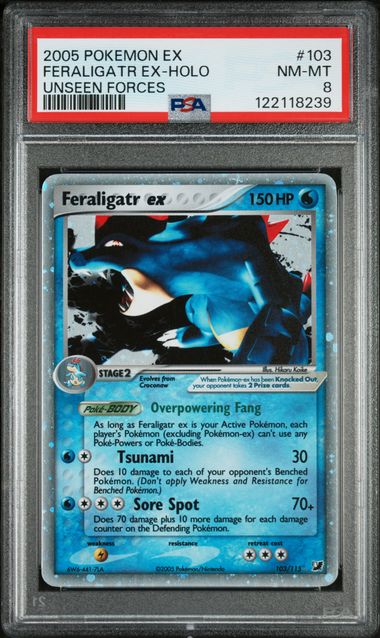 2005 POKEMON EX UNSEEN FORCES