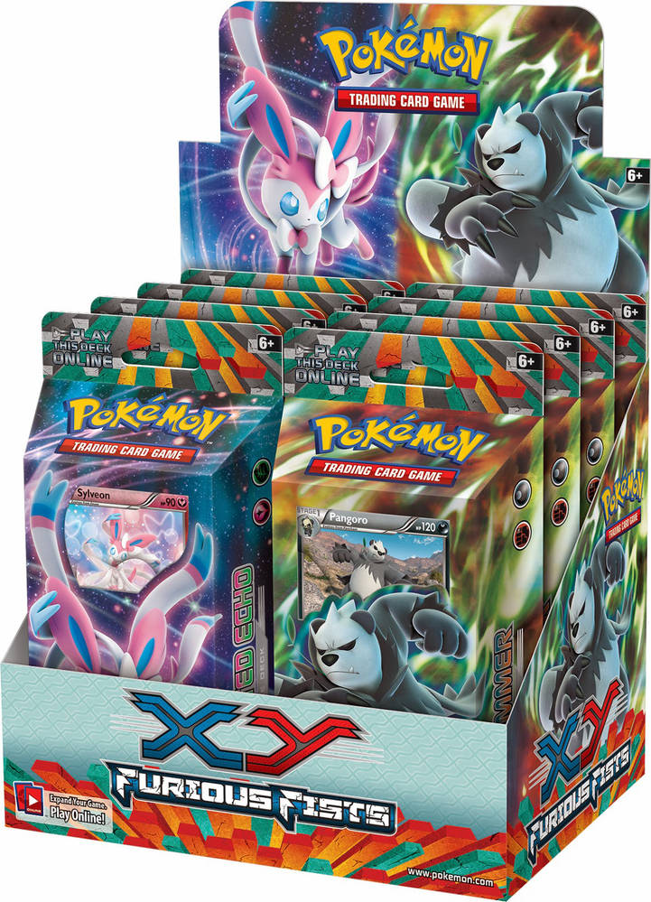 XY: Furious Fists - Theme Deck Display XY: Furious Fists - Theme Deck Display