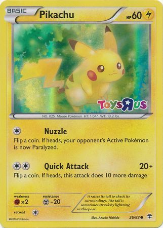 *SEALED* Pikachu (26/83) (Toys R Us Promo) [Miscellaneous Cards]