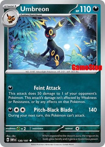 *SEALED* Umbreon (130/197) (GameStop Exclusive) [Scarlet & Violet: Black Star Promos]