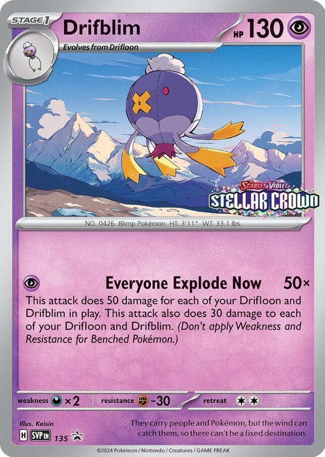 Drifblim (135) - Scarlet & Violet Promo