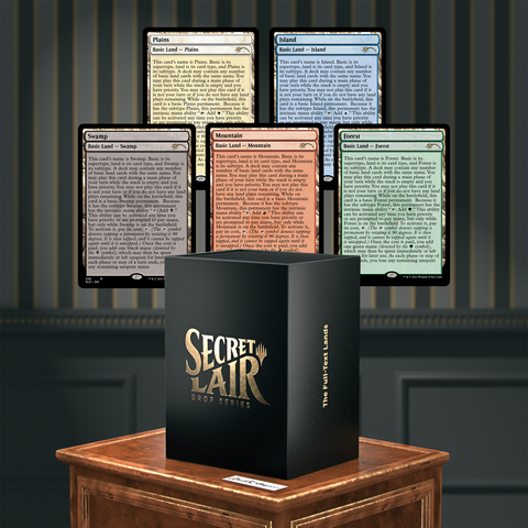 Secret Lair: Drop Series - The Full-Text Lands (Non-Foil Edition)