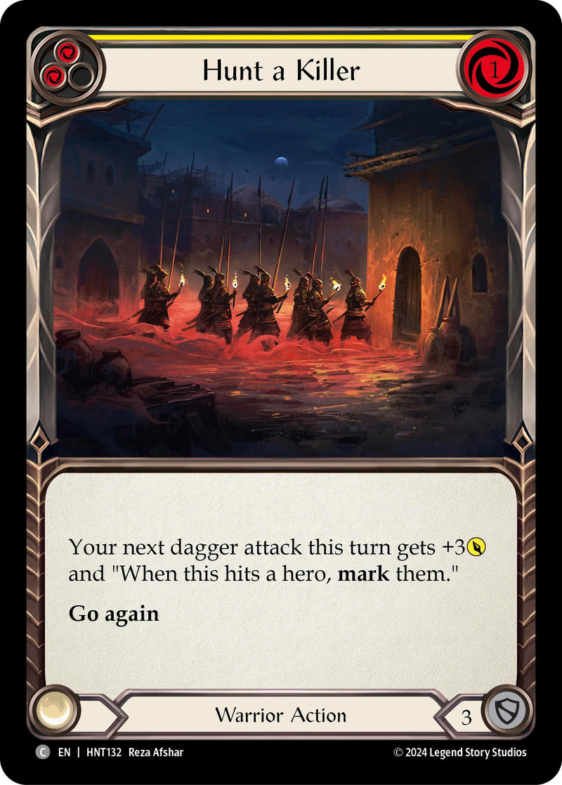 Hunt a Killer (Yellow) [HNT132] (The Hunted)  Rainbow Foil