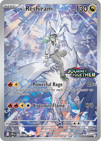 *SEALED* N's Reshiram (167/159) (Journey Together Stamp) [Scarlet & Violet: Journey Together]