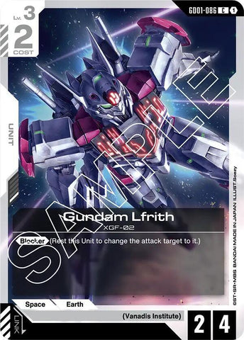 Gundam Lfrith - Newtype Rising (GD01)