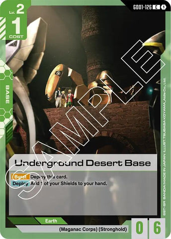 Underground Desert Base - Newtype Rising (GD01)