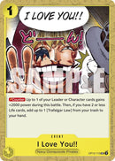I Love You!! [Legacy of the Master]