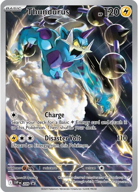 *SEALED* Thundurus (209) [Scarlet & Violet: Black Star Promos]