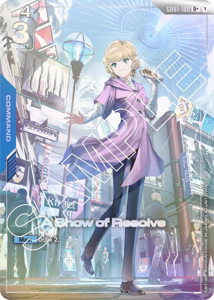 A Show of Resolve (U+) - Newtype Rising (GD01)