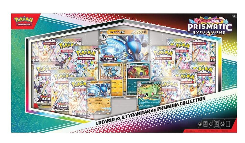 Prismatic Evolutions: Lucario ex & Tyranitar ex Premium Collection