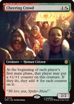 Cheering Crowd (Extended Art) [Marvel's Spider-Man]
