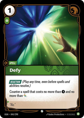Defy - Origins (OGN)