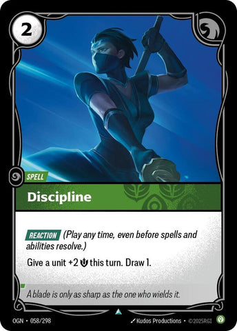 Discipline - Origins (OGN)