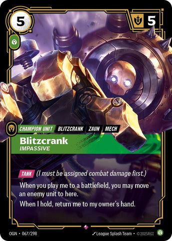 Blitzcrank - Impassive - Origins (OGN)