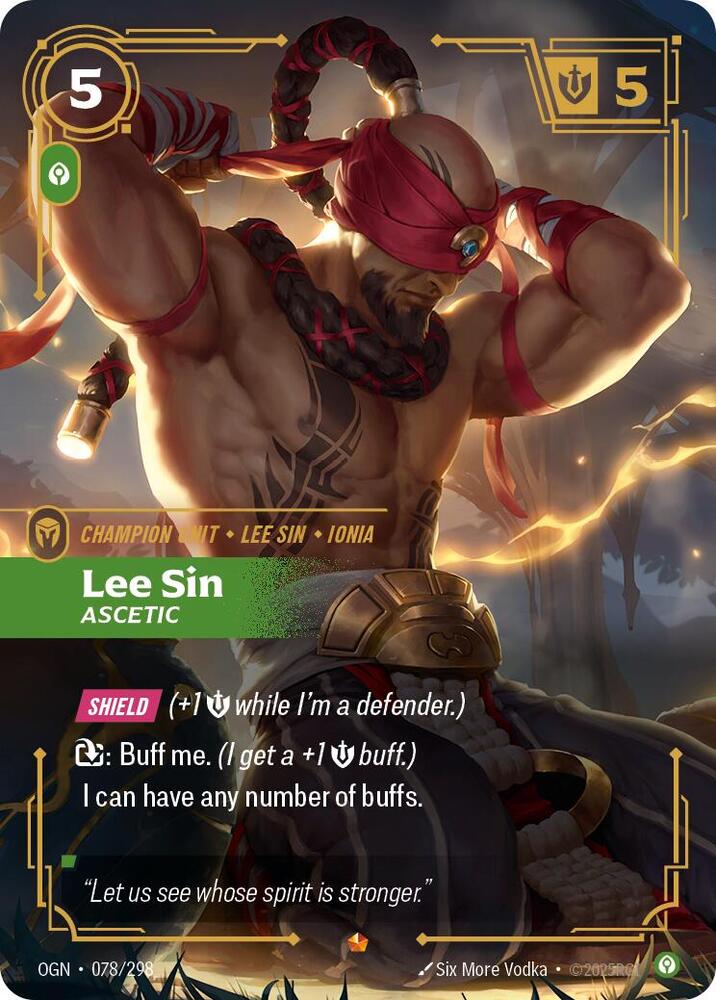 Lee Sin - Ascetic - Origins (OGN)
