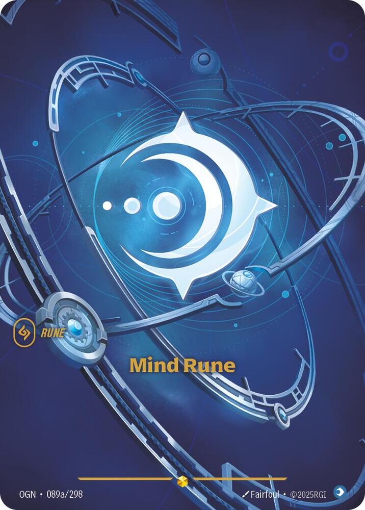 Mind Rune (Alternate Art) - Origins (OGN)