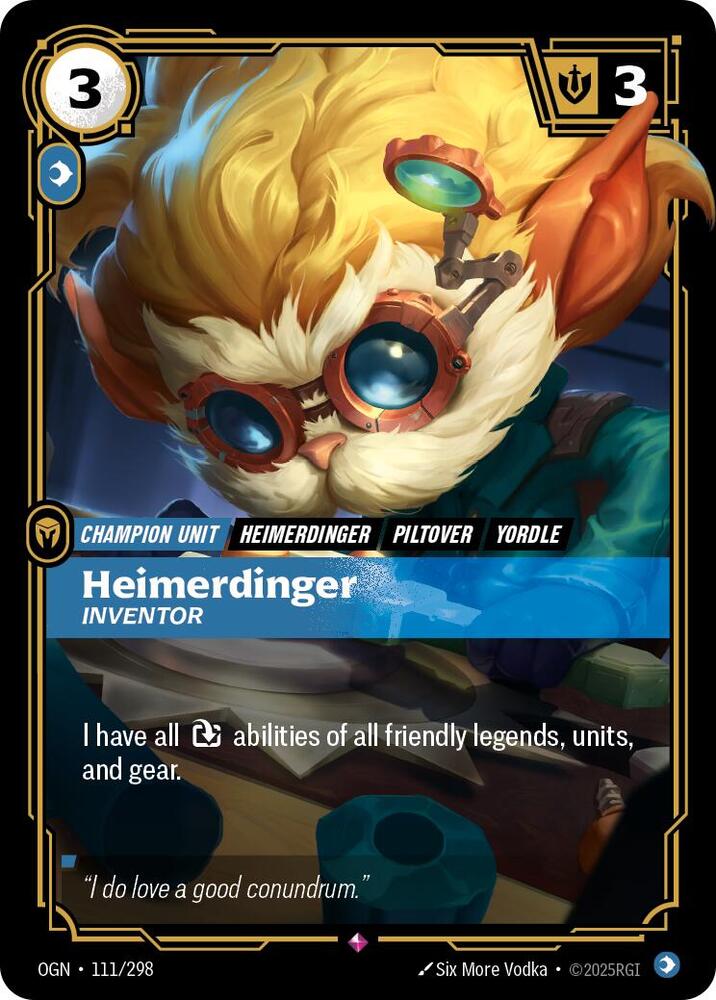 Heimerdinger - Inventor - Origins (OGN)