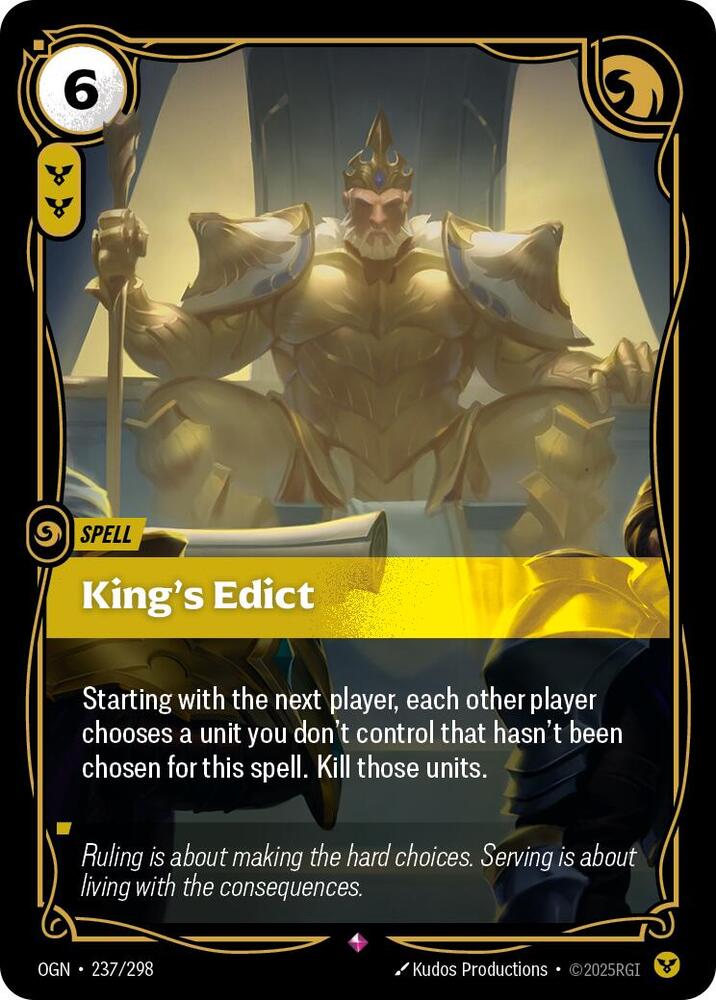 King's Edict - Origins (OGN)