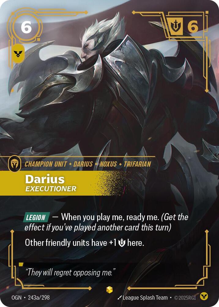 Darius - Executioner (Alternate Art) - Origins (OGN)