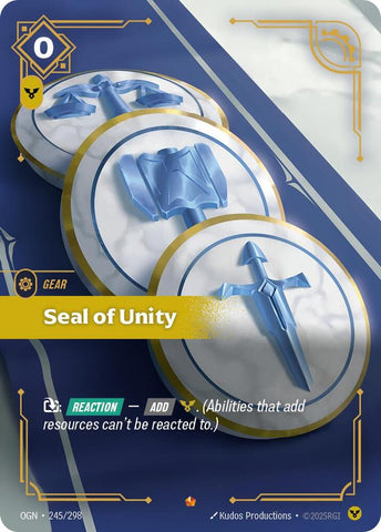Seal of Unity - Origins (OGN)