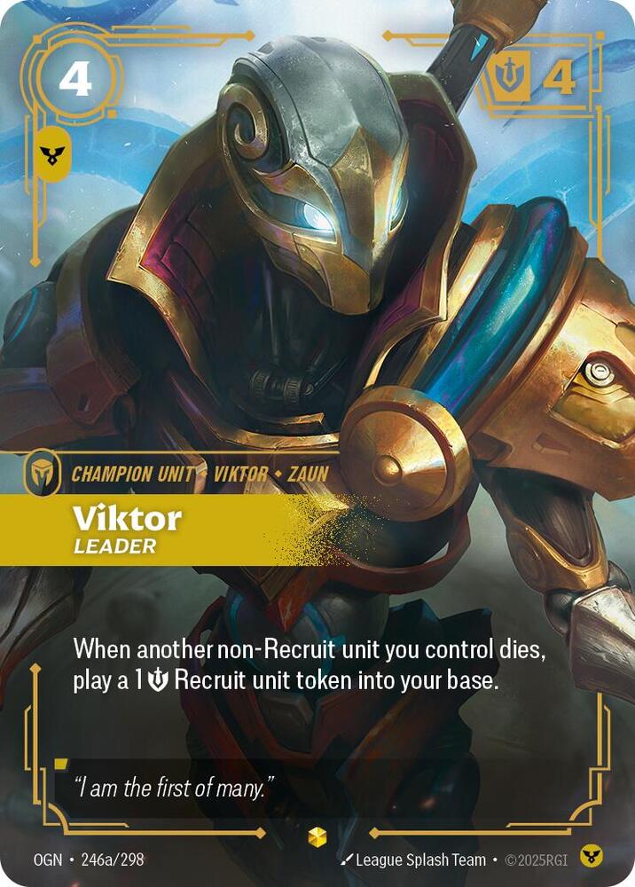Viktor - Leader (Alternate Art) - Origins (OGN)