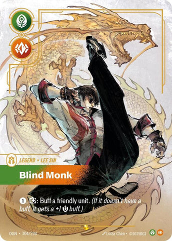 Lee Sin - Blind Monk (Overnumbered) - Origins (OGN)