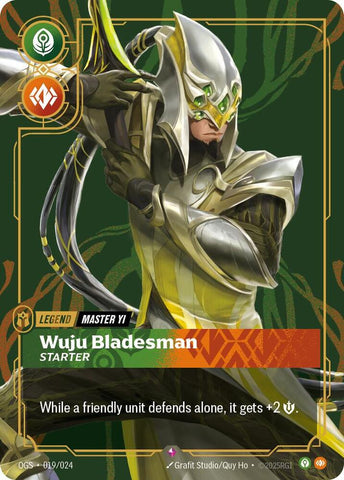 Master Yi - Wuju Bladesman (Starter) - Origins: Proving Grounds (OGS)