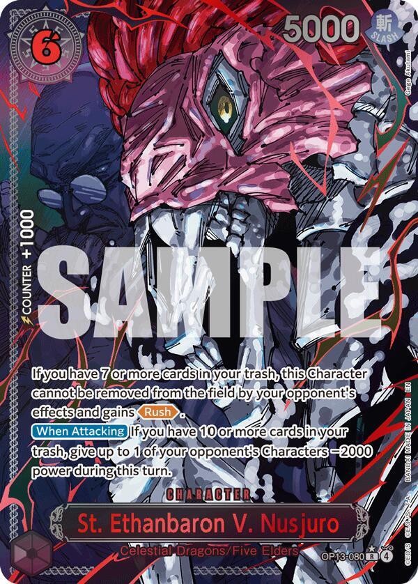 One Piece OP-13 Five Elders GOD PACK SET