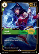 Ahri - Alluring (Launch Exclusive) - Riftbound Promotional Cards (PR)