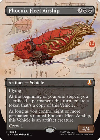 Phoenix Fleet Airship (Borderless) [Avatar: The Last Airbender]