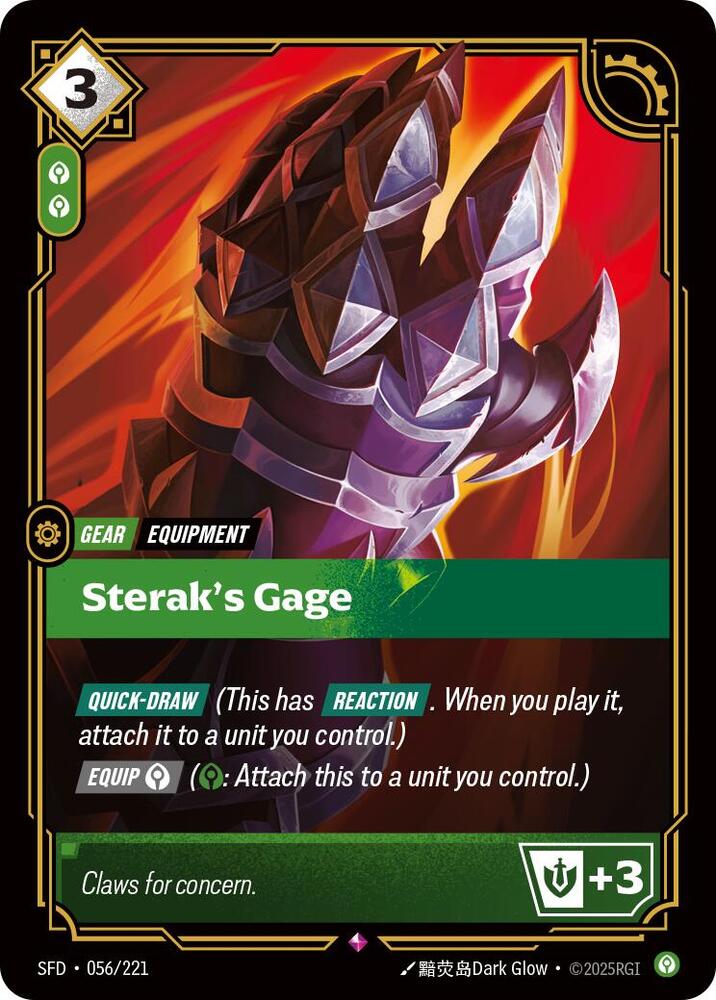 Sterak's Gage - Spiritforged (SPF)