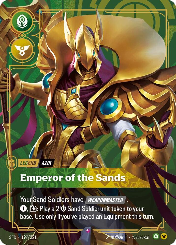 Azir - Emperor of the Sands - Spiritforged (SPF)
